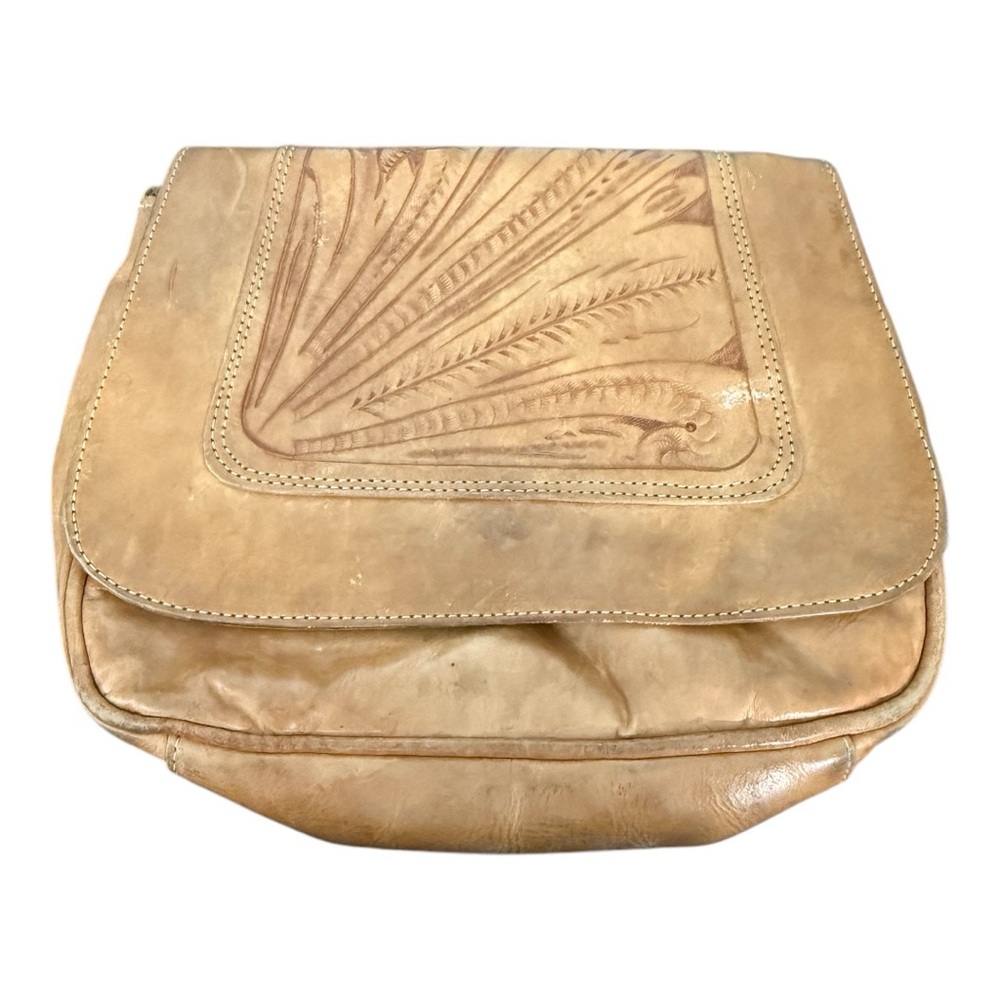 Force Ten Classic Tooled Leather Bag